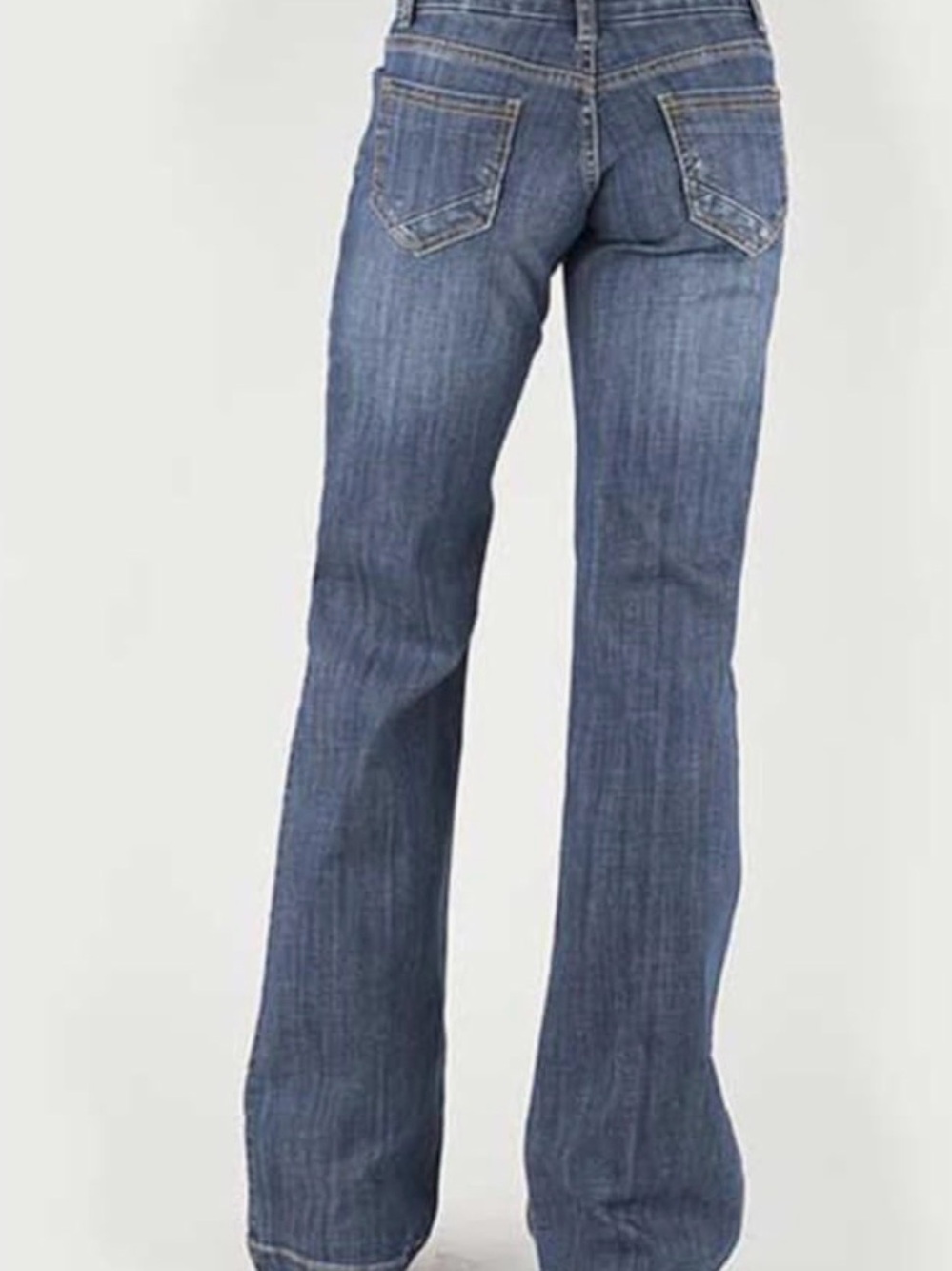 Stetson Women's Boot Cut Jeans LONG 36” inseam  in Medium Blue